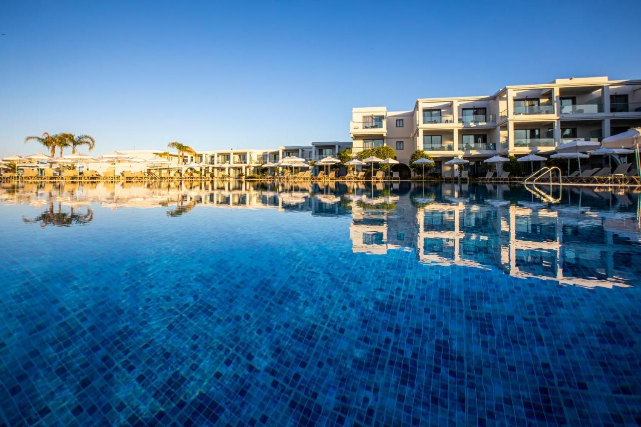 Asterias Beach Resort Afantou Bagian luar foto