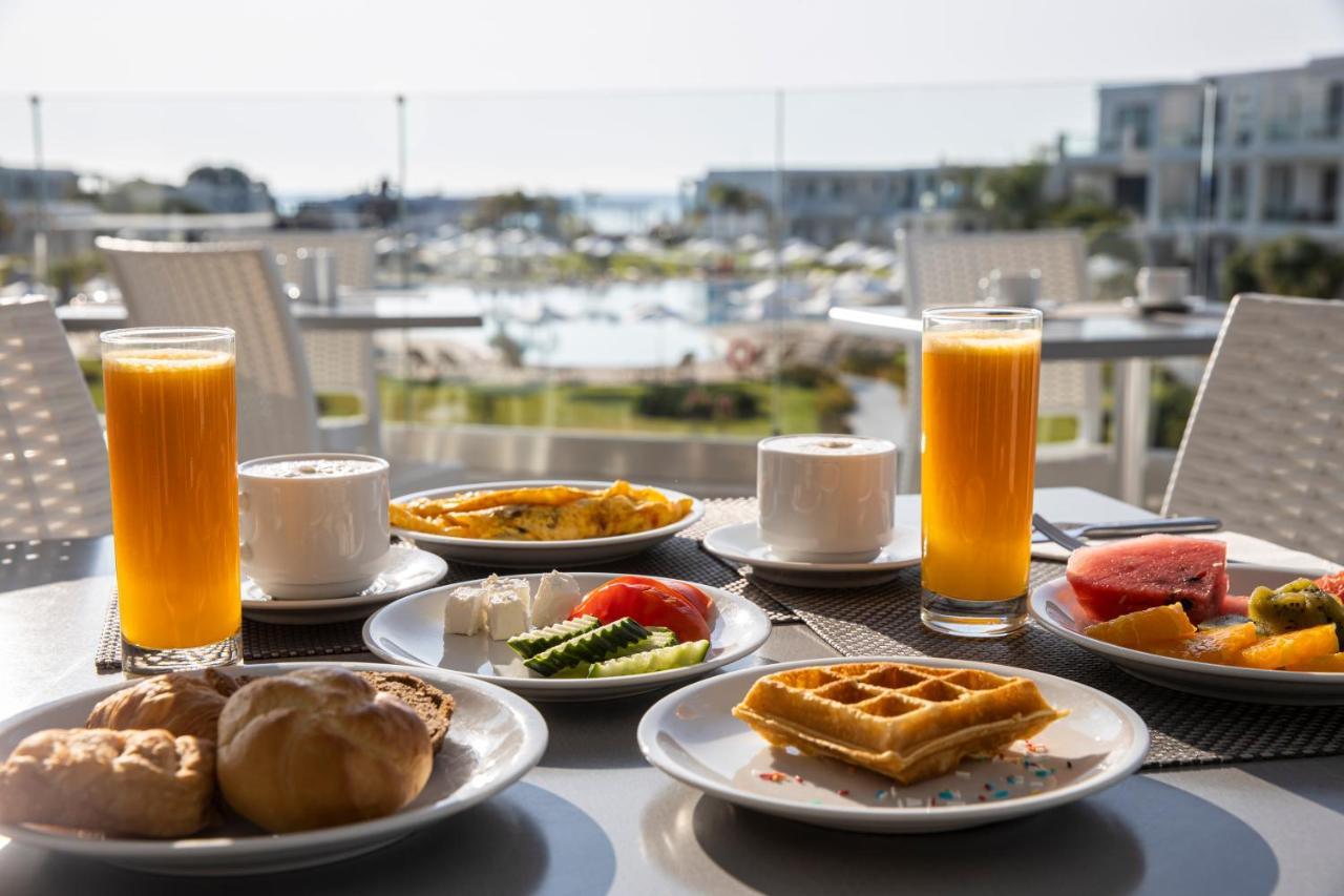 Asterias Beach Resort Afantou Bagian luar foto