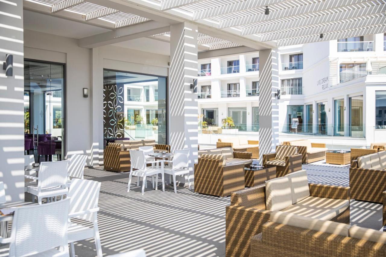 Asterias Beach Resort Afantou Bagian luar foto