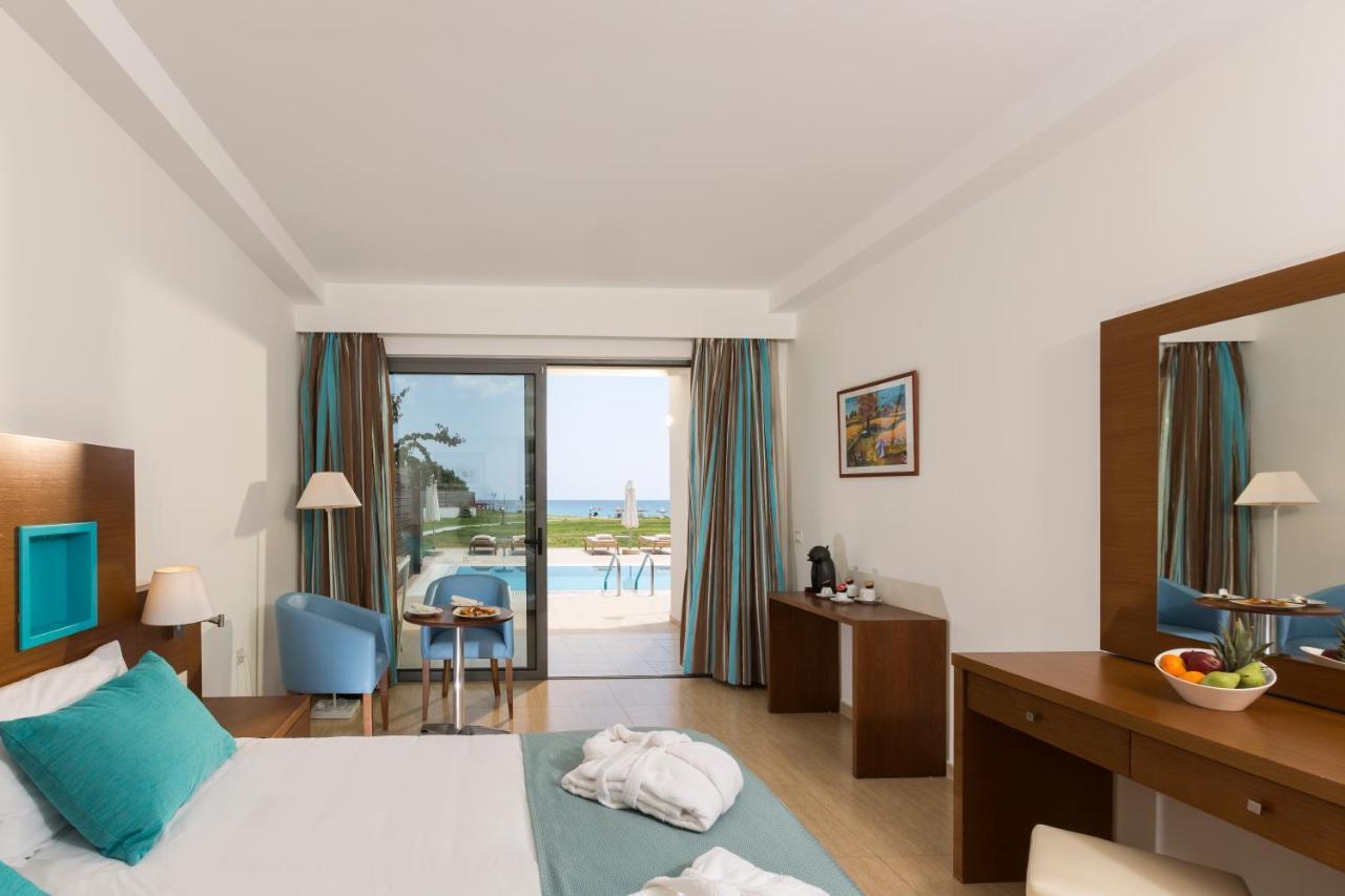 Asterias Beach Resort Afantou Bagian luar foto