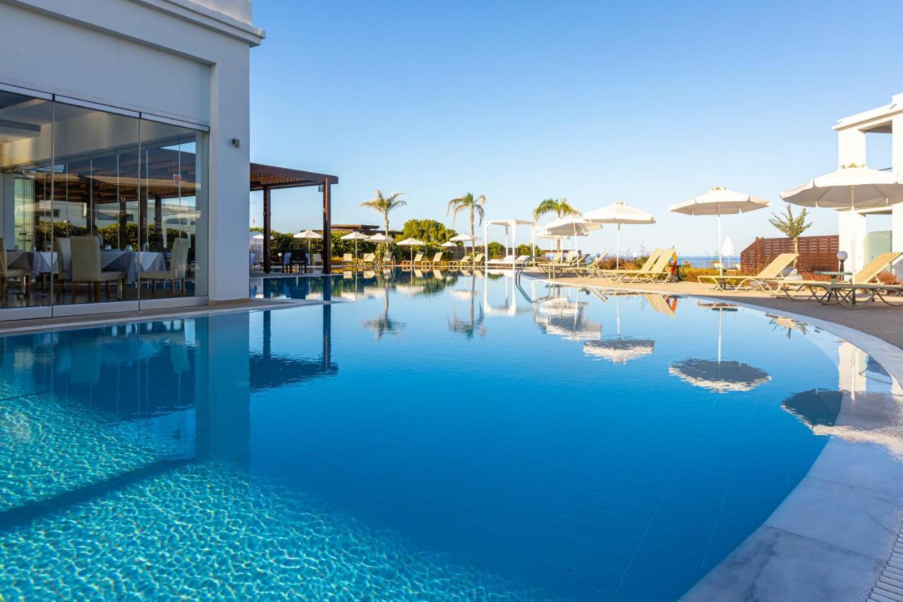 Asterias Beach Resort Afantou Bagian luar foto