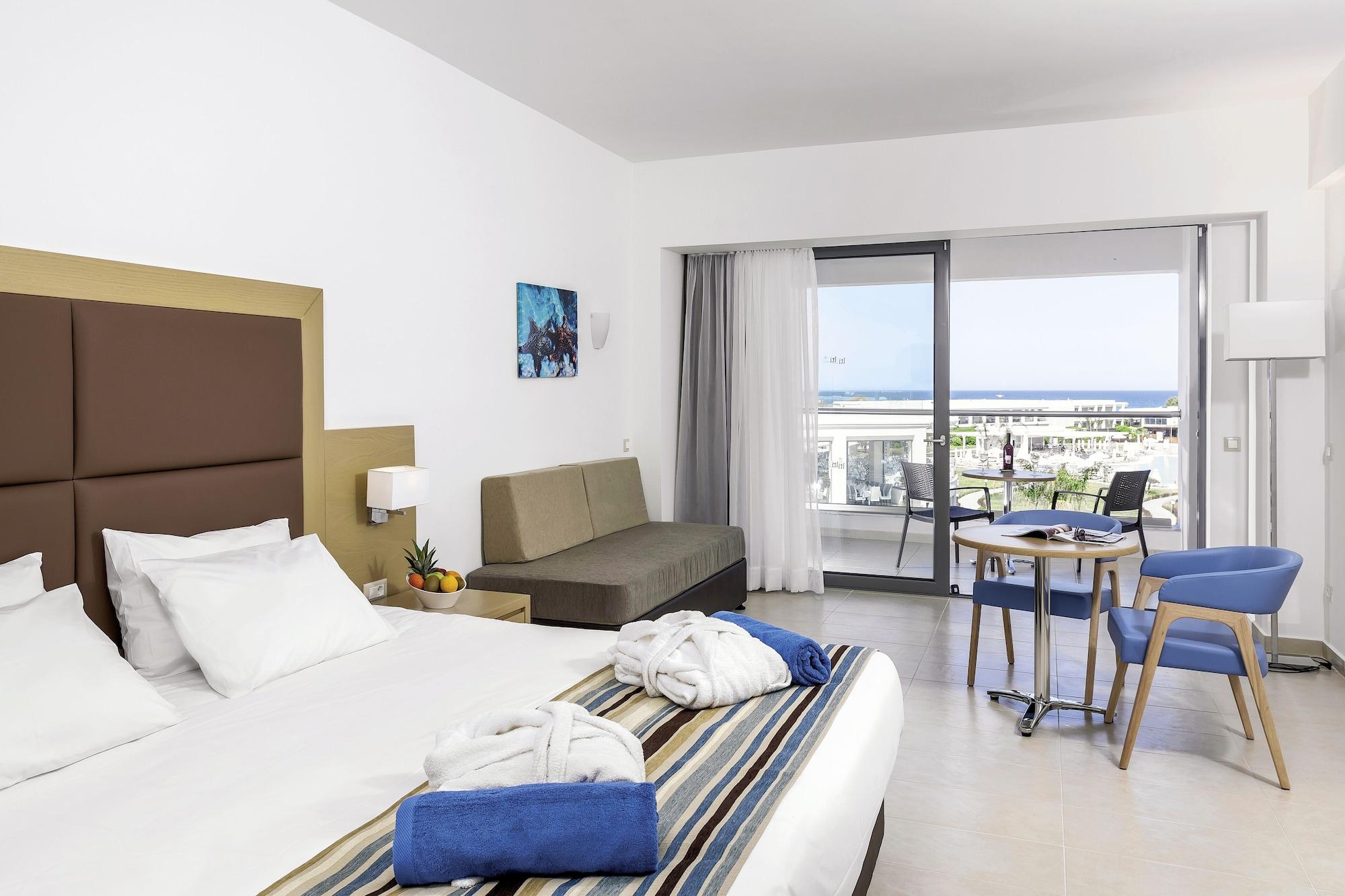 Asterias Beach Resort Afantou Bagian luar foto