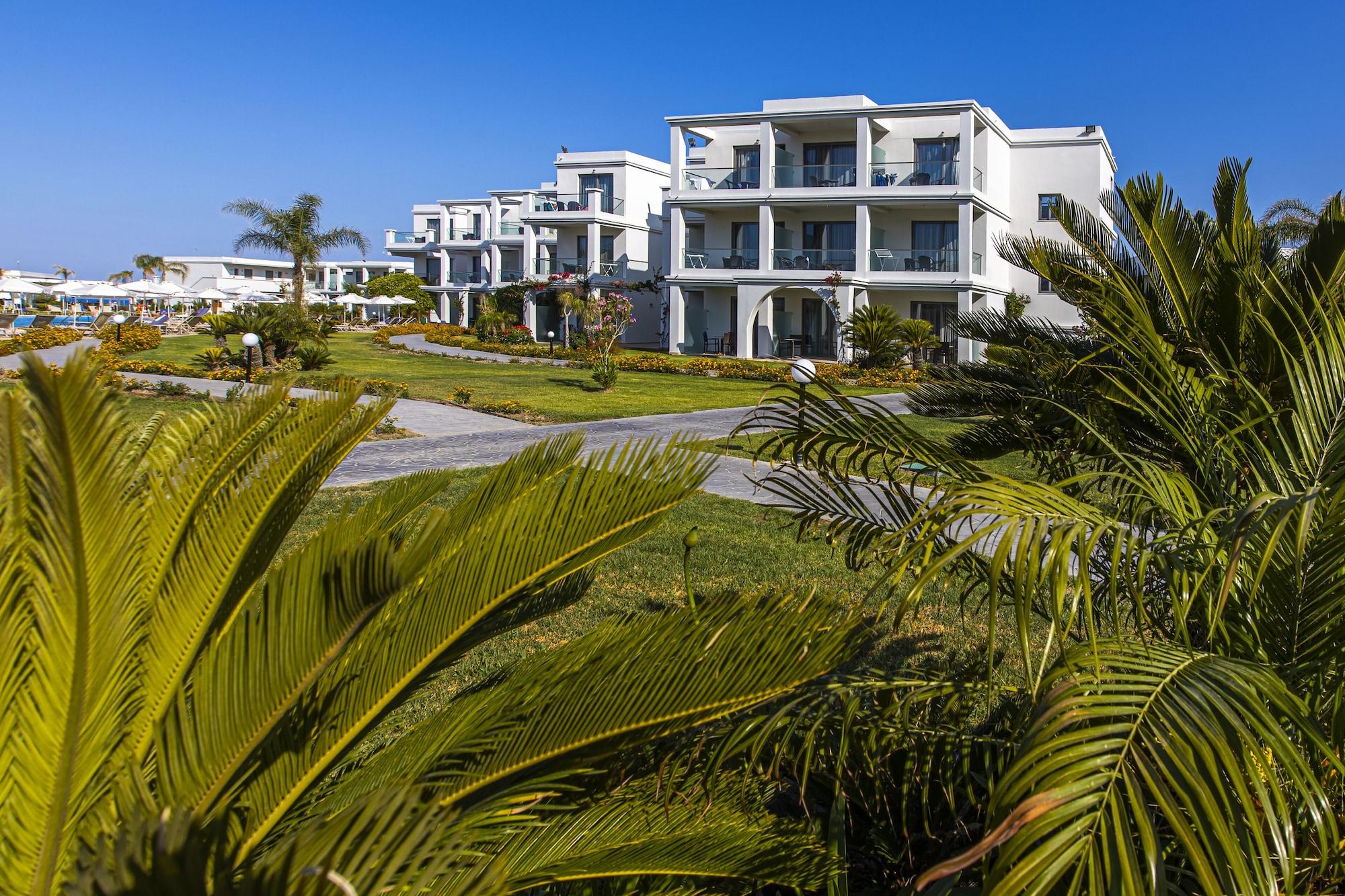 Asterias Beach Resort Afantou Bagian luar foto