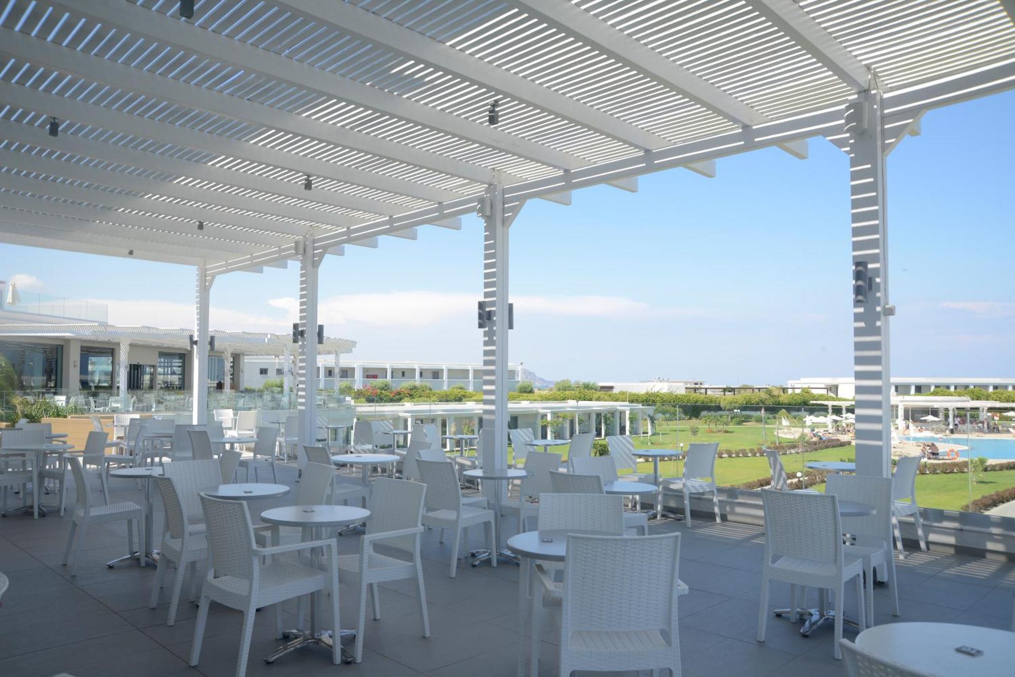 Asterias Beach Resort Afantou Bagian luar foto